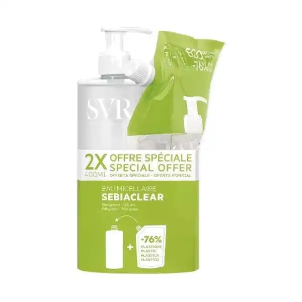 Duplo Agua Mic Sebiaclear + Refill - LABORATOIRES SVR - Comparador de precios