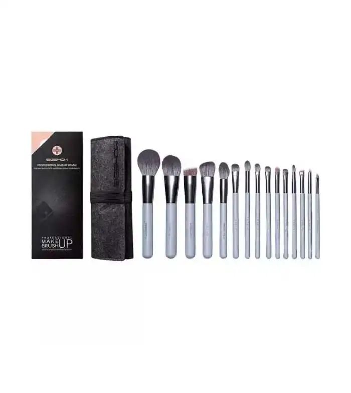 Eigshow - Set 15 brochas de maquillaje Jade Series - Agate Grey - Eigshow - Comparador de precios