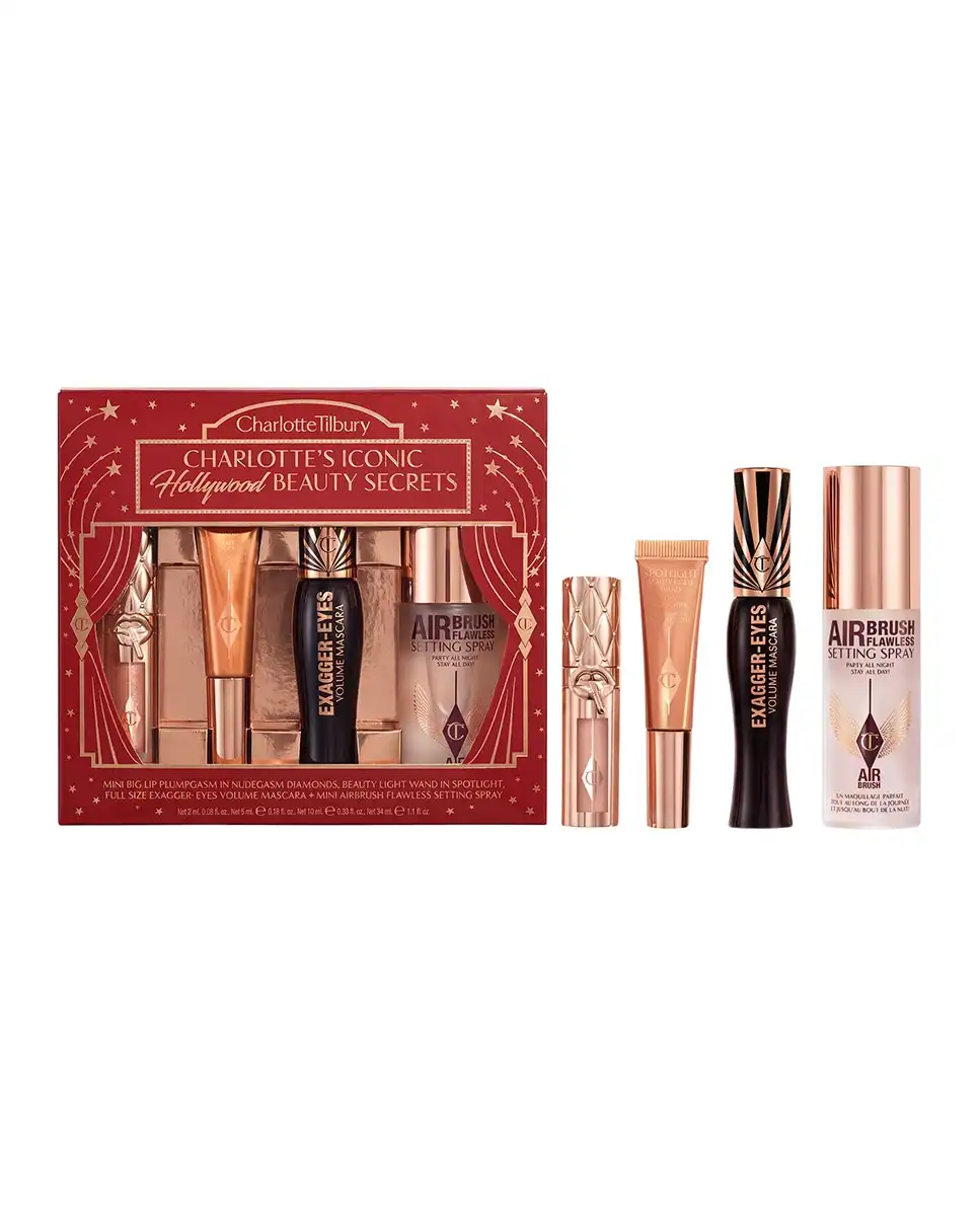 Estuche de Regalo Charlotte's Iconic Hollywood Beauty Secrets - Charlotte Tilbury - Comparador de precios