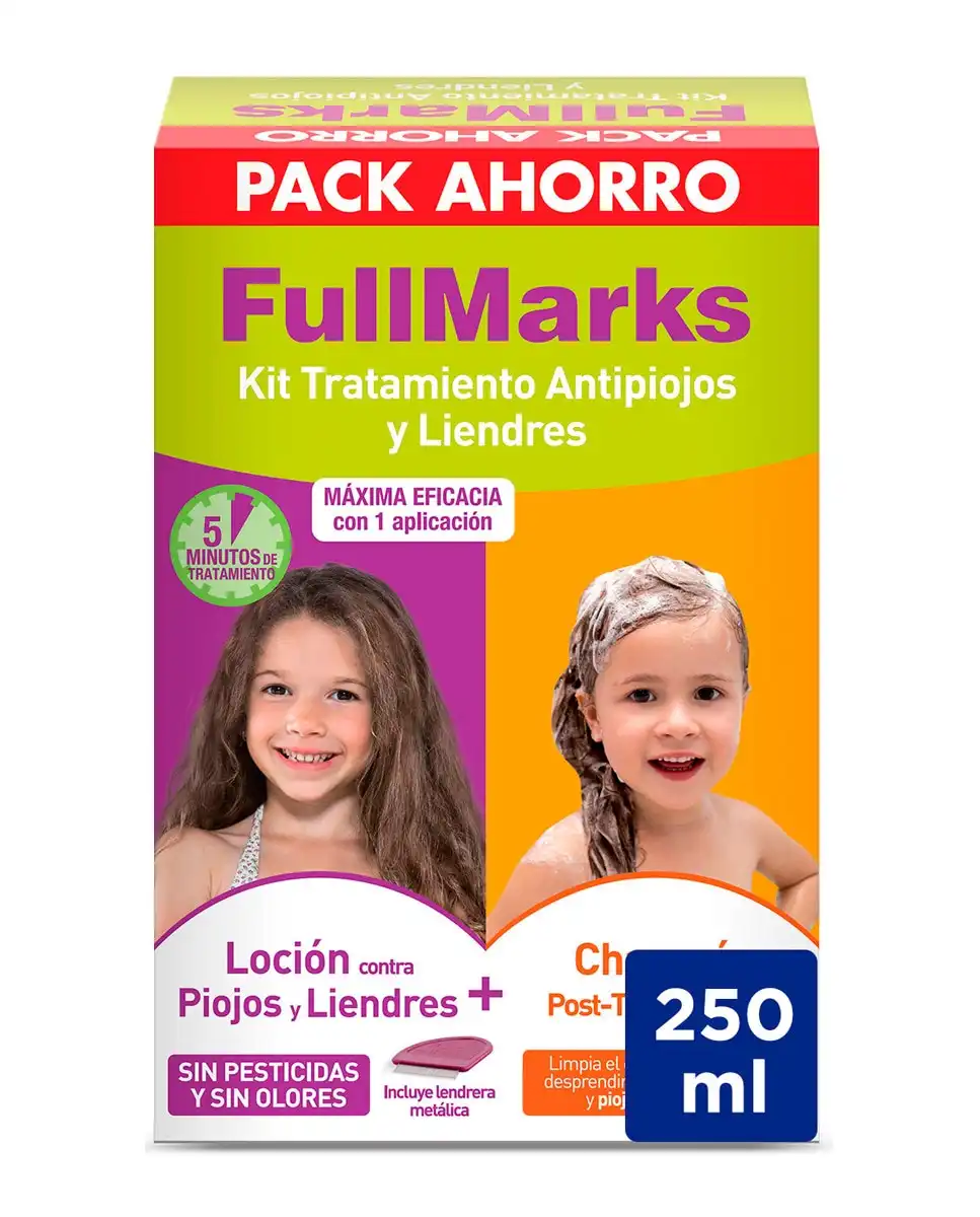 FullMarks - Kit Antipiojos Loción + Champú - FullMarks - Comparador de precios