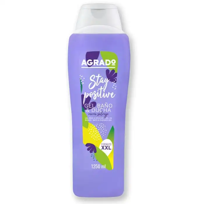 Gel de baño y ducha Stay Positive 1250 ml - Agrado - Comparador de precios