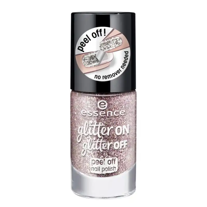 Glitter On Glitter Peel Off Esmalte De Uñas 02 - ESSENCE - Comparador de precios