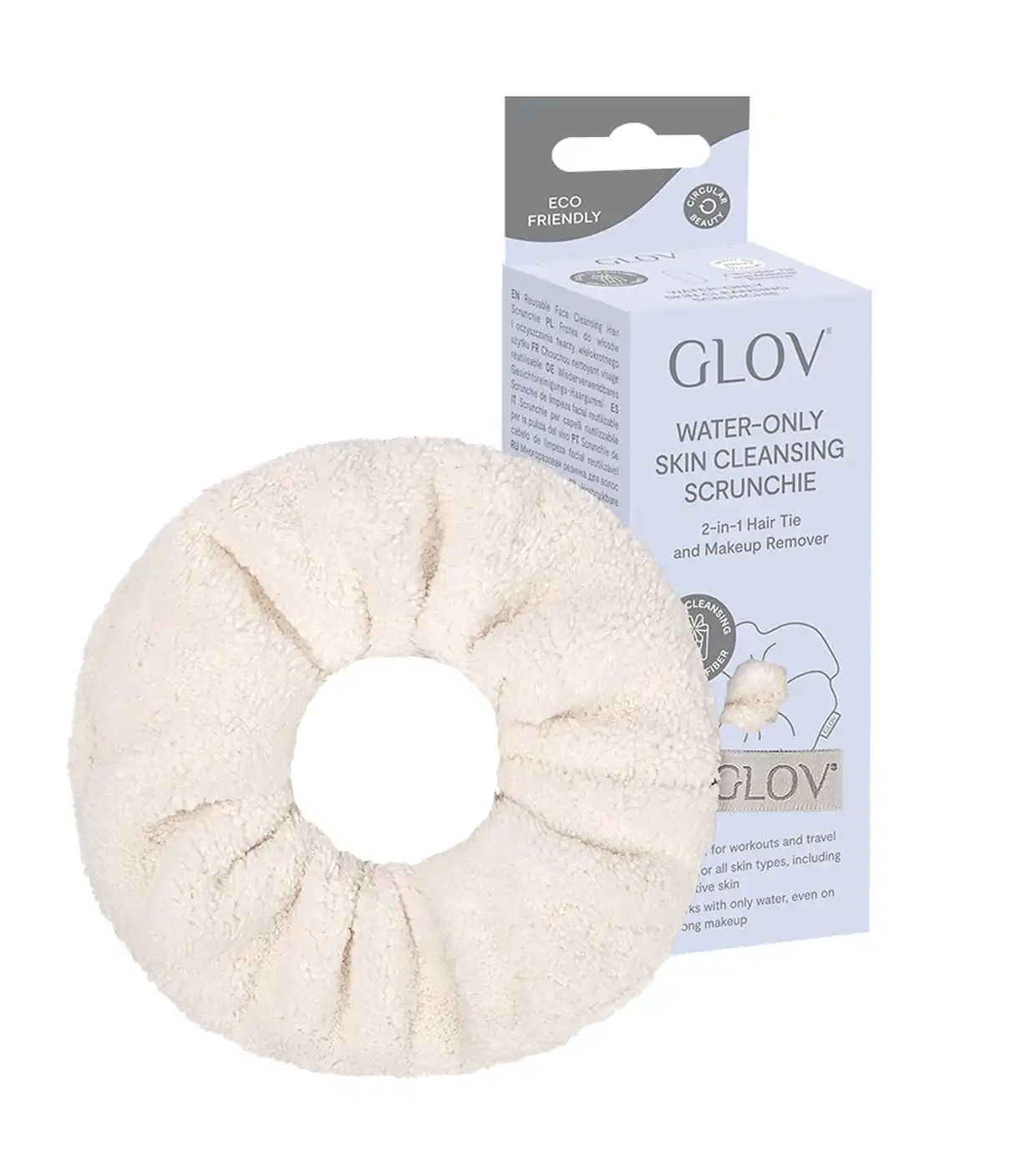 GLOV - Limpiador y coletero scrunchie Skin Cleansing - Ivory - Glov - Comparador de precios