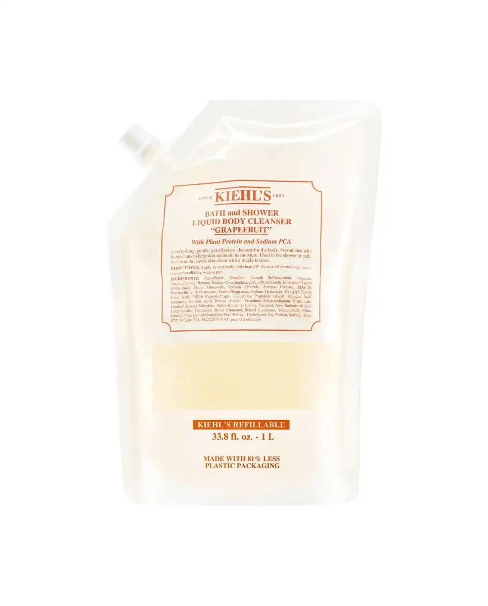 Kiehl's - Gel de baño y champú con aroma Pomelo Bath and Shower Liquid Body Cleanser 'GRAPEFRUIT' 1L Kiehl’s. - Kiehls - Comparador de precios