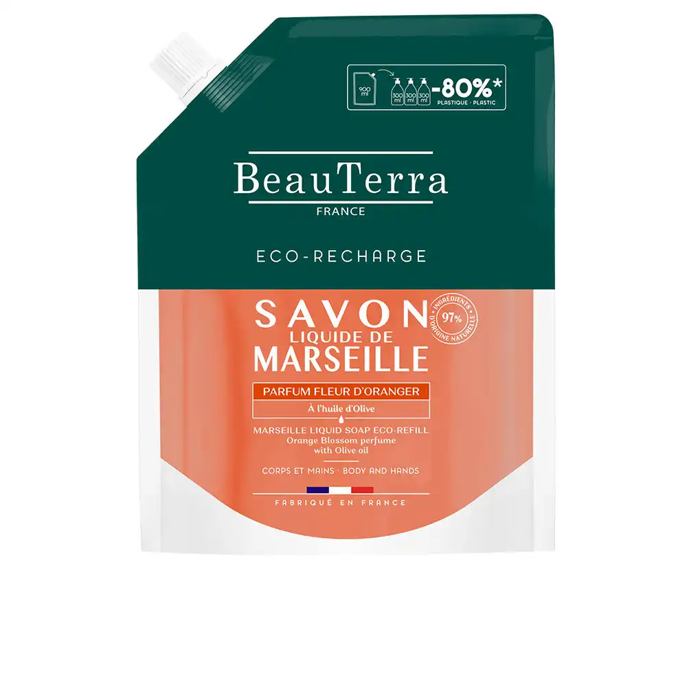Marseille jabón flor de naranjo recarga 900 ml - BEAUTERRA - Comparador de precios