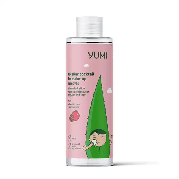 Micellar Cocktail For Make-Up Removal Raspberry & Pomegranate - Yumi - Comparador de precios