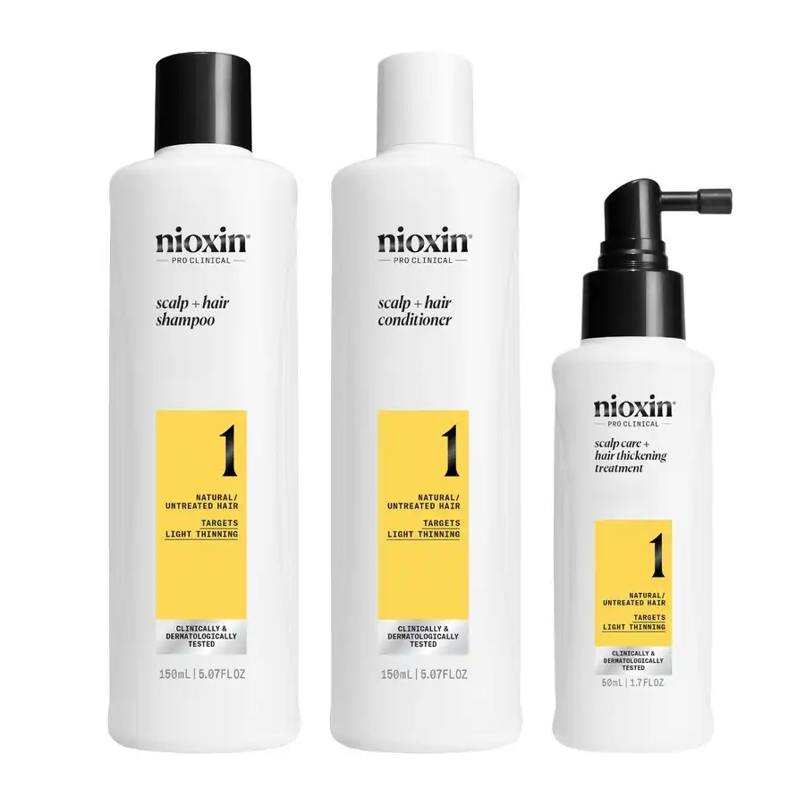 Nioxin - System 1 Cuero cabelludo + Engrosamiento capilar - cuidado del cabello no tratado Kits de cuidado capilar 1 pieces unisex - Nioxin - Comparador de precios