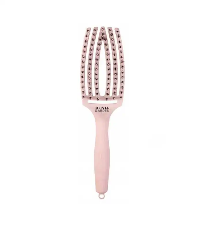Olivia Garden - Cepillo para cabello Fingerbrush Combo Medium - Pastel Pink - Olivia Garden - Comparador de precios