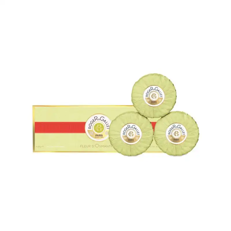 Pack fleur d'osmanthus savon boite 3x100g - Roger & Gallet - Comparador de precios
