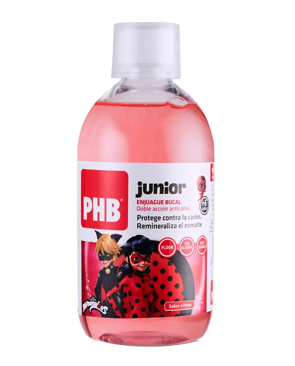 PHB - Enjuage Bucal 500 Ml Junior - PHB - Comparador de precios