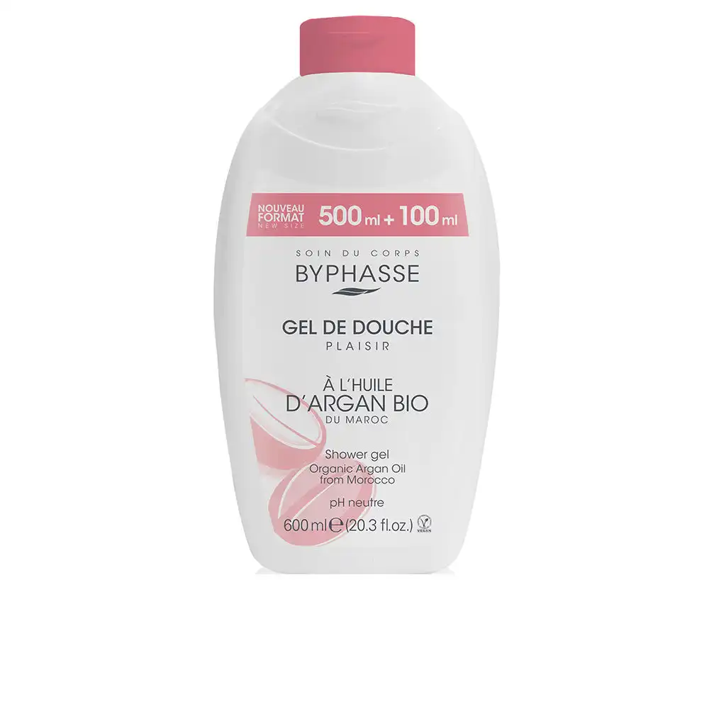 Plaisir Gel De Ducha aceite de argán bio 600 ml - Byphasse - Comparador de precios