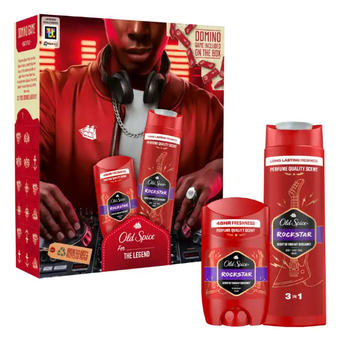 Set de Regalo Rockstar Gel de Ducha + Desodorante 400 ml - Old Spice - Comparador de precios