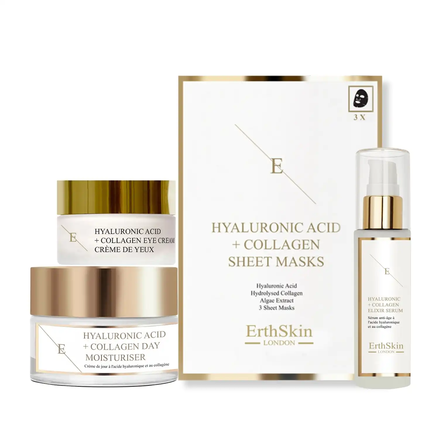 Set para el cuidado de los ojos Hydra Pro Age Set de tratamiento facial - ErthSkin London - Comparador de precios