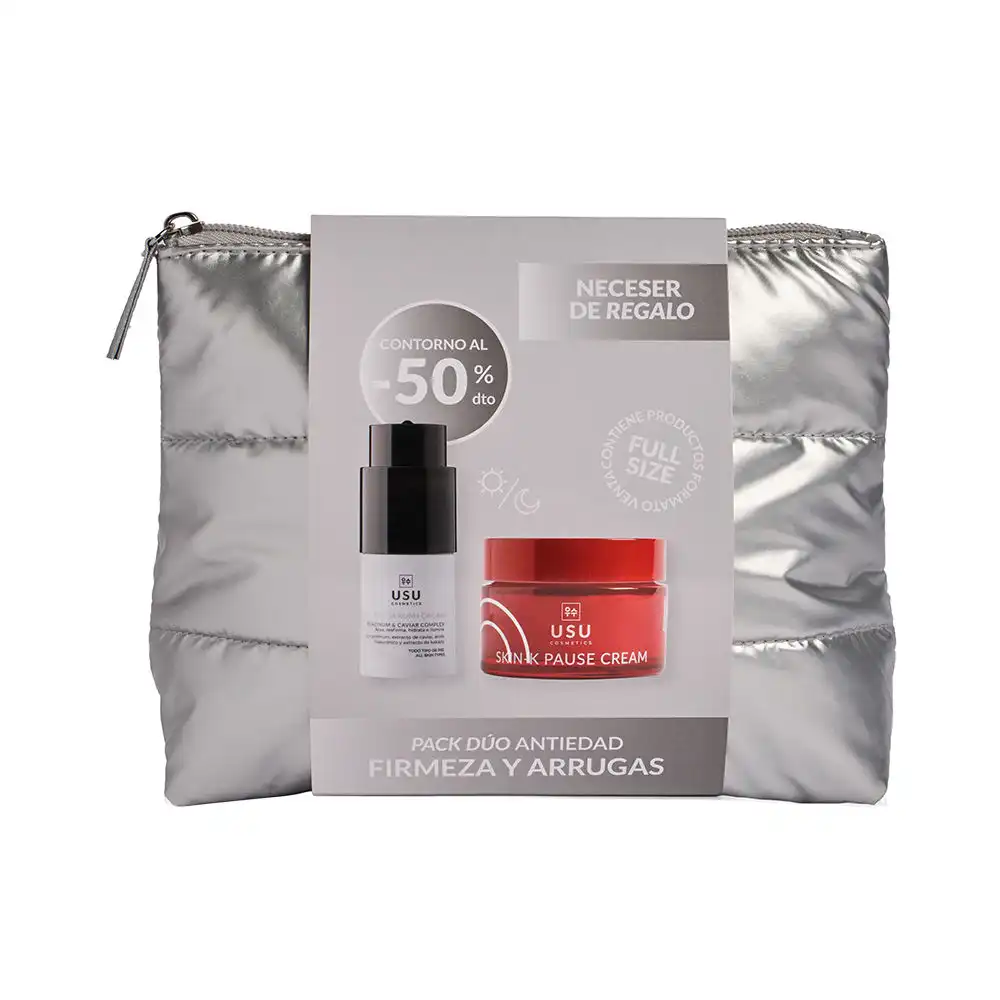 SKIN-K Pause Crema + Sérum Estuche 2 pz - Usu Cosmetics - Comparador de precios