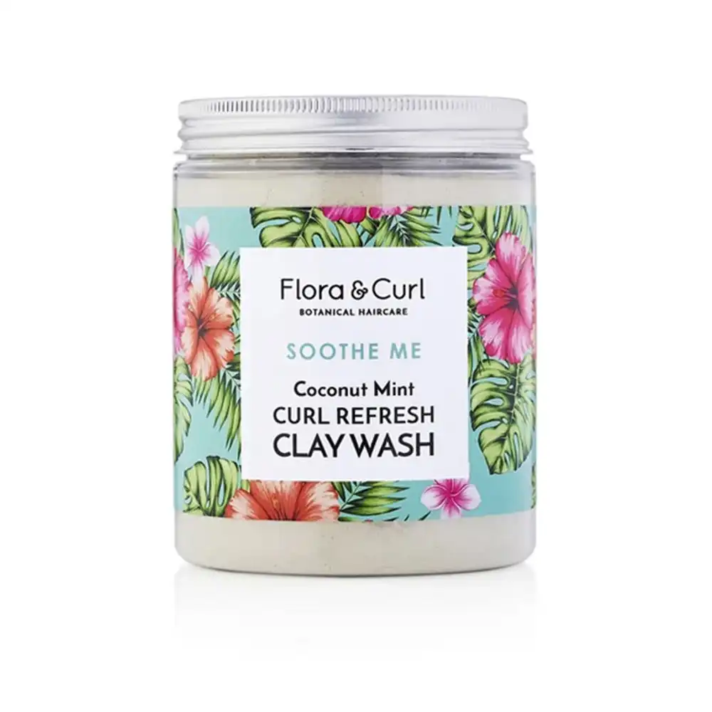 Soothe Me coconut mint curl refresh clay wash 260 gr - Flora And Curl - Comparador de precios