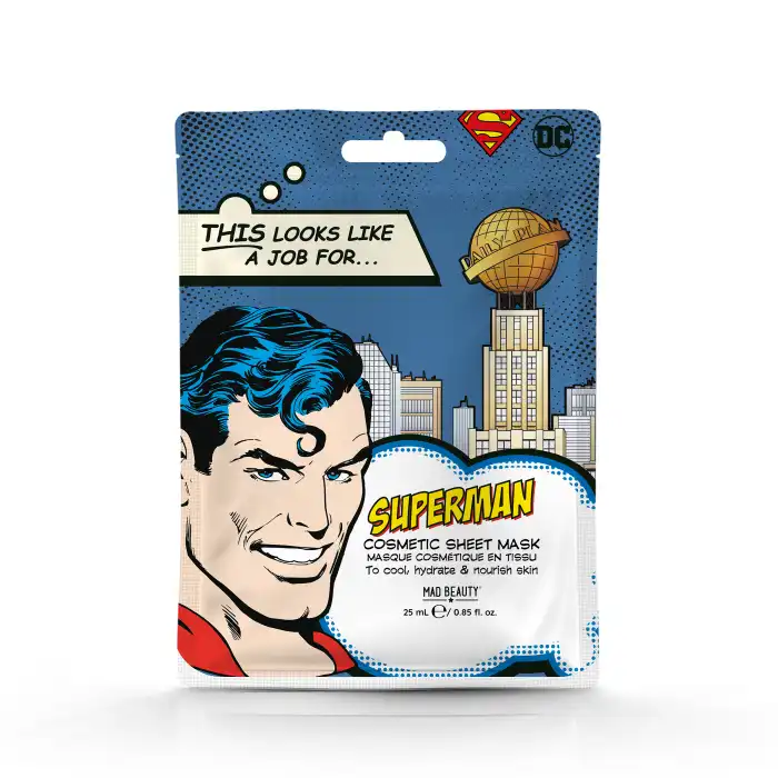 Superman Cosmetic Sheet Mask 25 ml - MAD BEAUTY - Comparador de precios