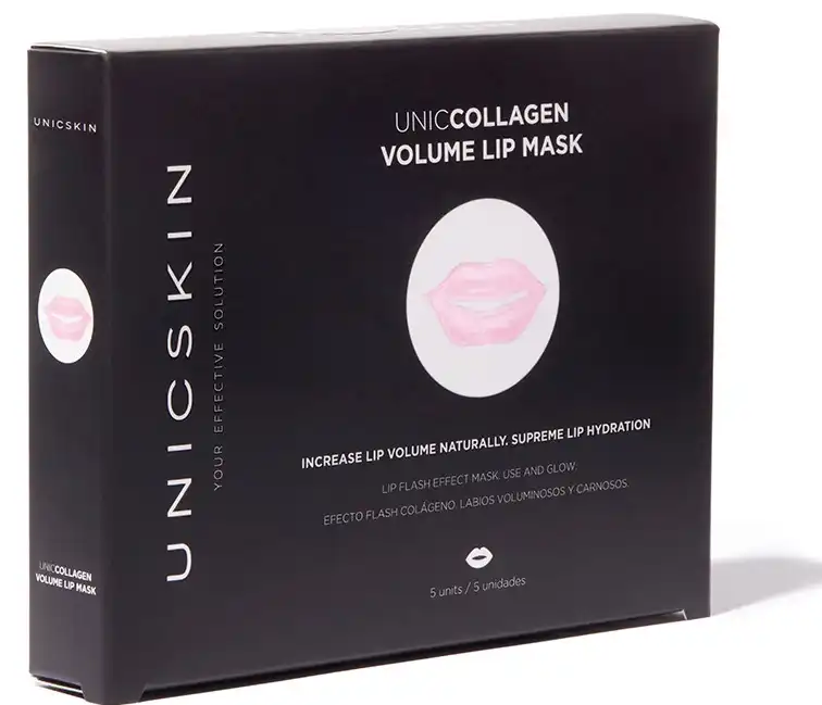 UNICSKIN UNICCOLLAGEN VOLUME LIP MASK 5X1 PATCHS - Unicskin - Comparador de precios