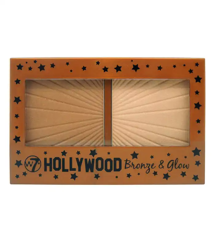 W7 - Iluminador y contorno en polvo Hollywood Bronze & Glow - W7 - Comparador de precios