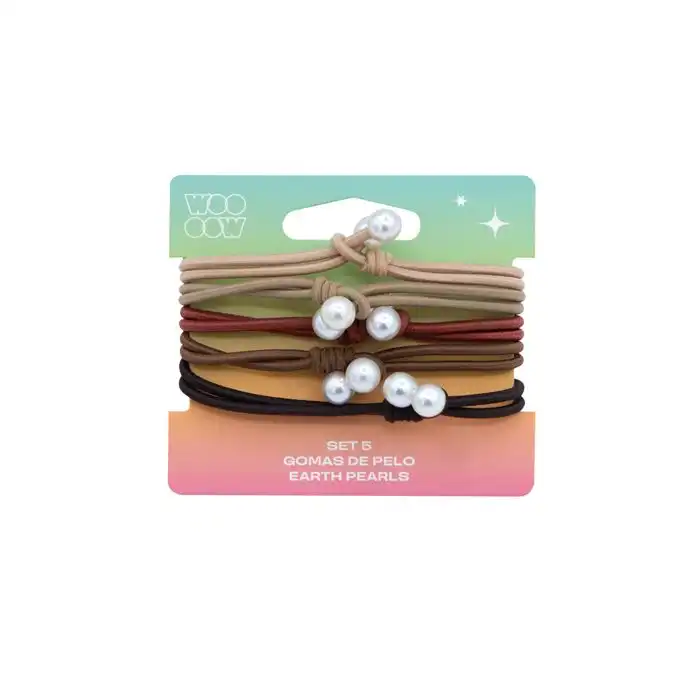 Set 5 Gomas de Pelo Pearls - Woo oow - Comparador de precios