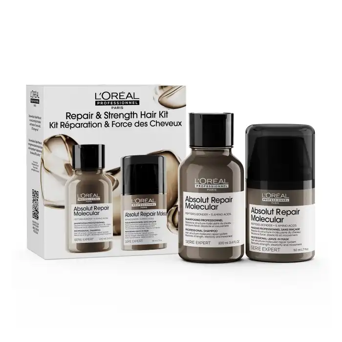 ¡37% DTO! Set 2 Minis Absolut Repair Molecular Champu+Mascarilla 150 ml - LOréal Professionnel - Comparador de precios