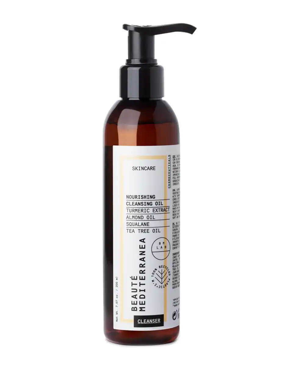 Beauté Mediterranea - Oleo Gel Limpiador Facial Nourishing Cleansing Oil Vegano 99% De Ingredientes Naturales 200 Ml - Beauté Mediterranea - Comparador de precios