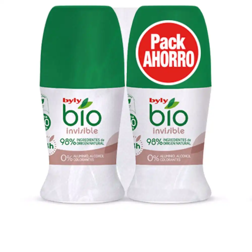 Bio Natural 0% Invisible Deo ROLL-ON lote 2 x 50 ml - Byly - Comparador de precios