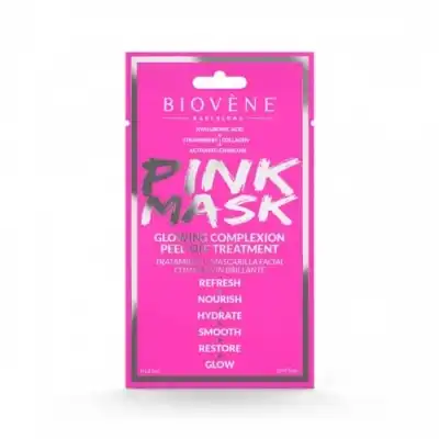 BIOVENE Mascarilla Facial Peel-Off Rosa con Carbón, 12.5 ml - Biovene - Comparador de precios