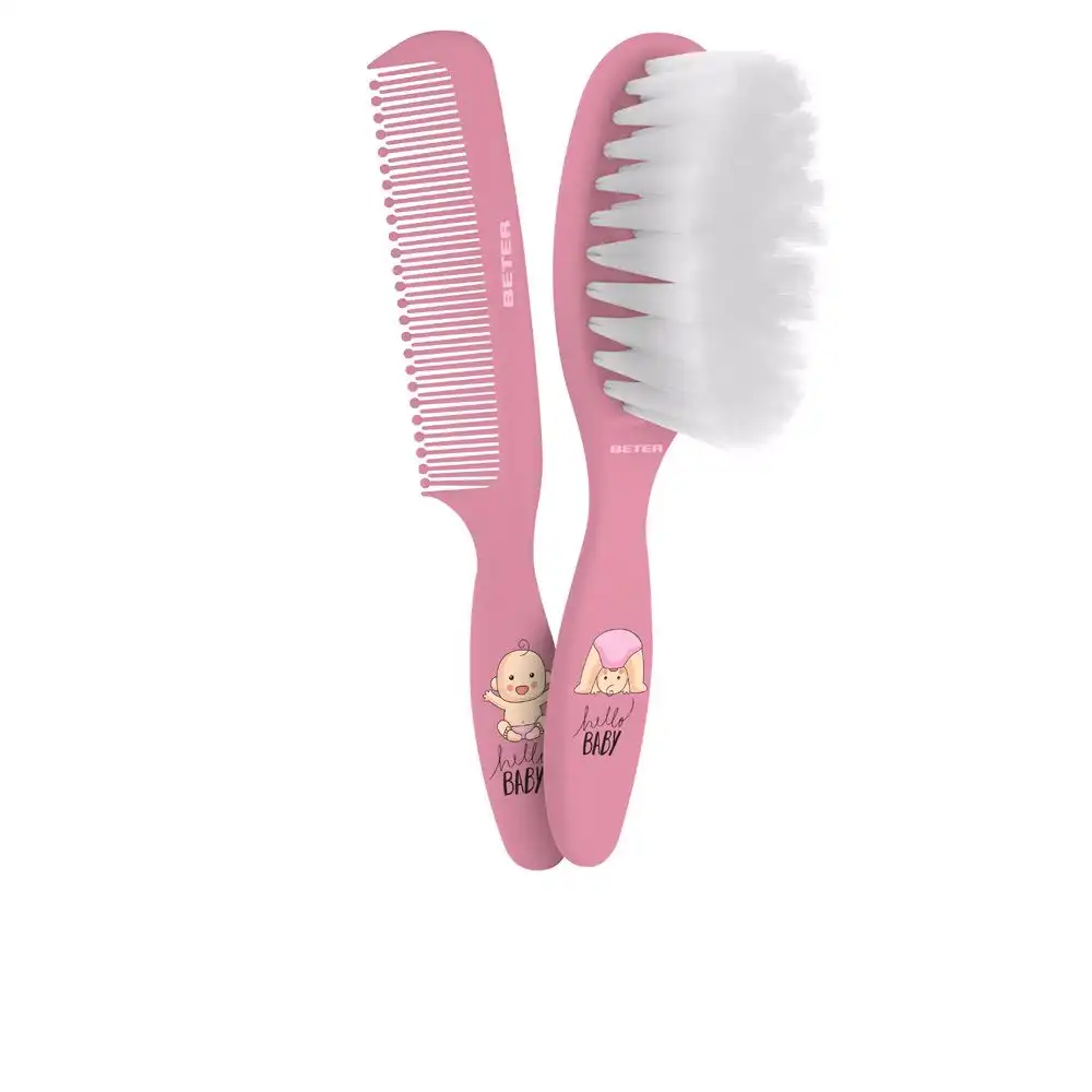 CEPILLO&PEINE Bebe Rosa lote 2 pz - Beter - Comparador de precios