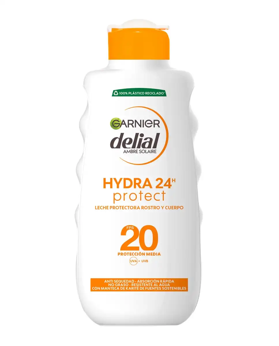 DELIAL - Leche Protectora Rostro Y Cuerpo Hydra 24 Protect FPS 20 Garnier - DELIAL - Comparador de precios