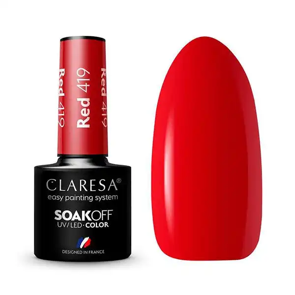 Esmalte Semipermanente Rojo 419 - Claresa - Comparador de precios