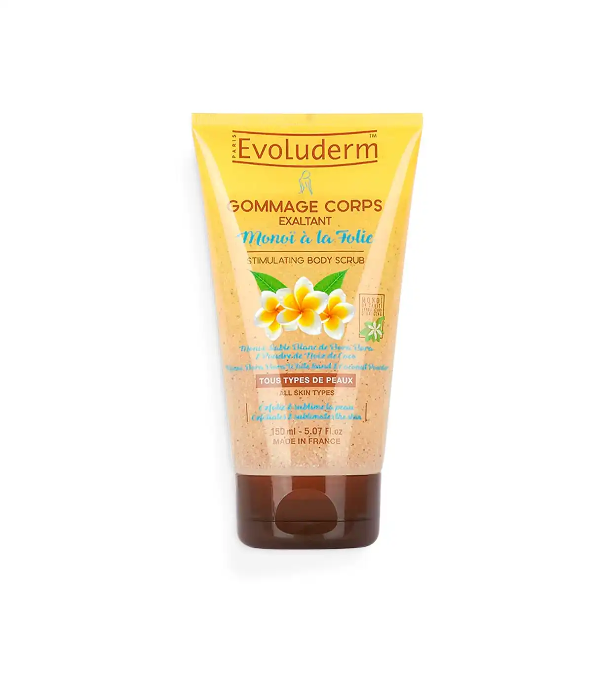 Evoluderm - Exfoliante corporal estimulante Monoï à la Folie - Todo tipo de pieles - Evoluderm - Comparador de precios