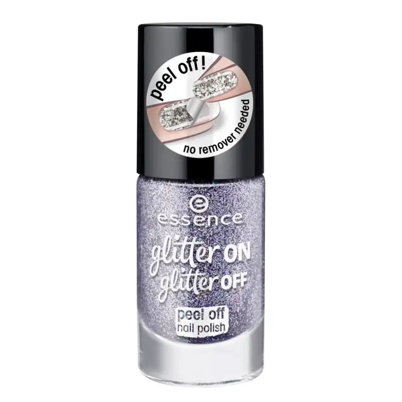 Glitter On Glitter Peel Off Esmalte De Uñas 05 - ESSENCE - Comparador de precios