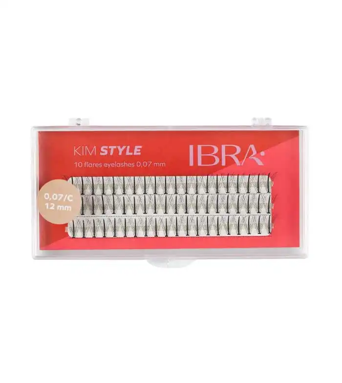 Ibra - Pestañas postizas individuales Kim Style 0.07 C - 12mm - Ibra - Comparador de precios