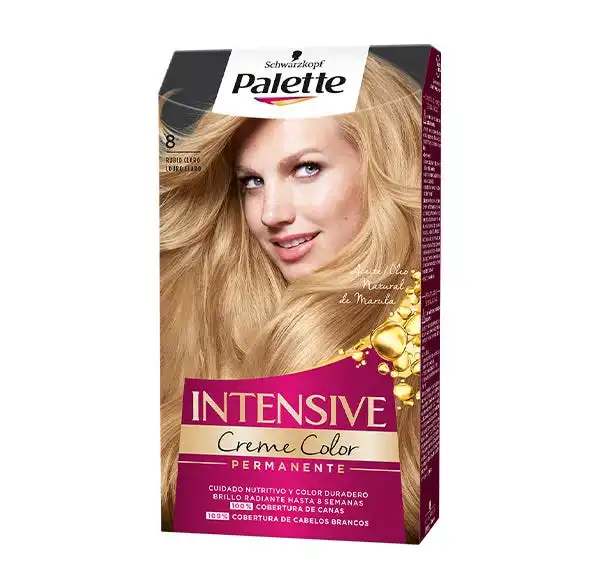 Intensive Creme Color 8 Rubio Claro - Palette - Comparador de precios