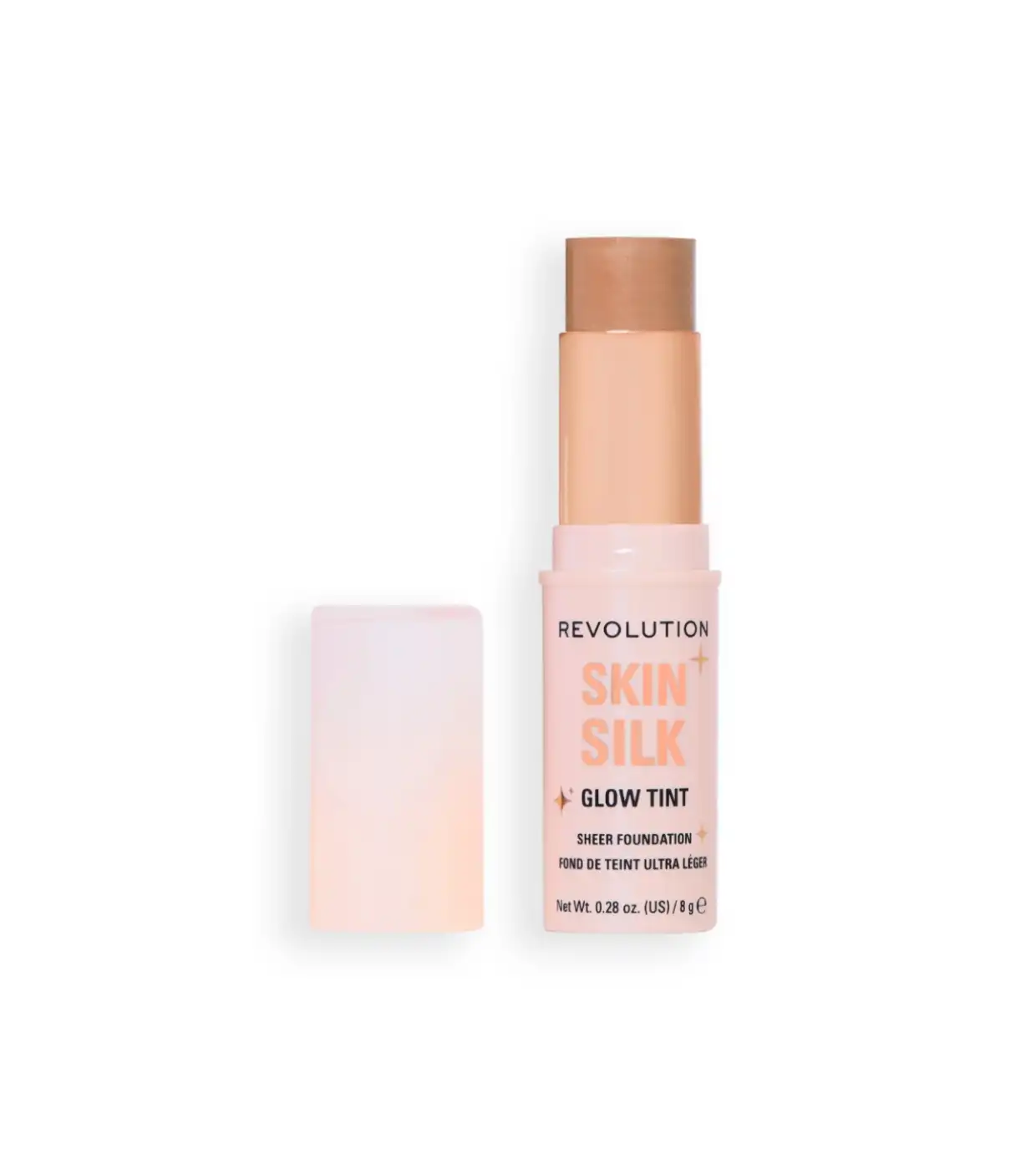 Makeup Revolution - Base de maquillaje en stick Skin Silk Glow Tint Sheer Foundation - Medium Tan Neutral - Makeup Revolution - Comparador de precios