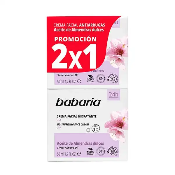 Moisturising Face Cream Spf 10 Pack - Babaria - Comparador de precios