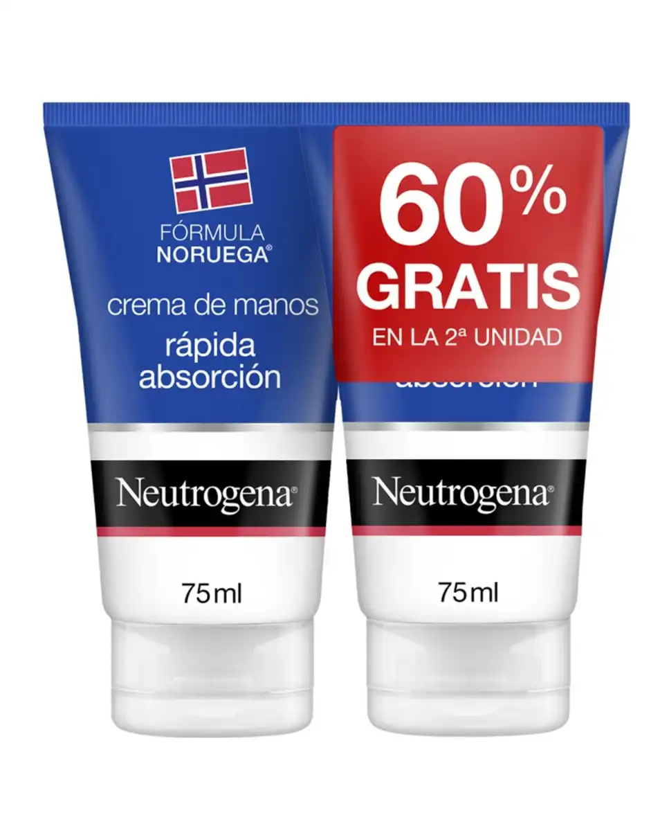 Neutrogena - Duplo Crema De Manos Rápida Absorción - Neutrogena - Comparador de precios