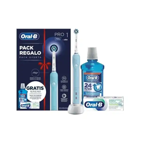 Oral-B Pro 1 700 Azul Turquesa Estuche 1 und Cepillo Eléctrico Recargable - Oral-B - Comparador de precios
