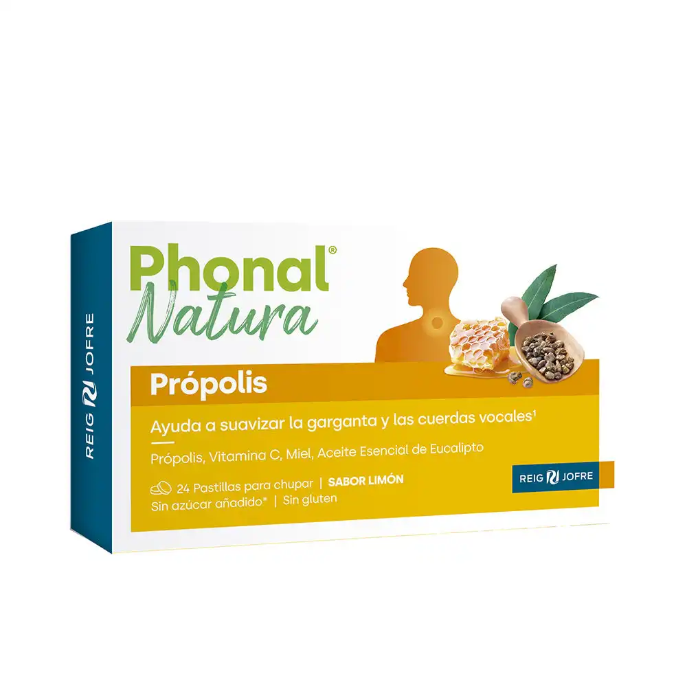 Própolis pastillas para chupar sabor limón 24 u - Phonal Natura - Comparador de precios