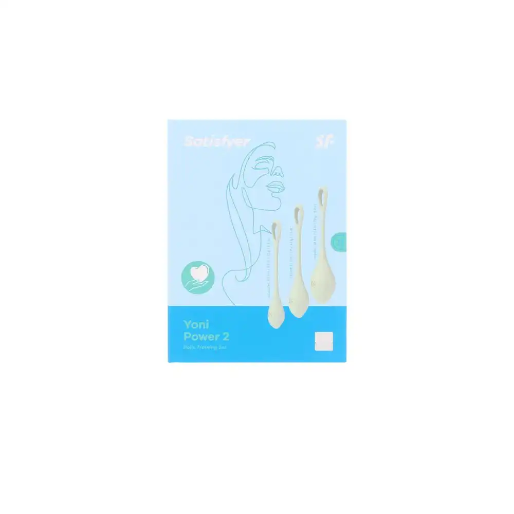 Satisfyer Yoni Power 2 bolas chinas light green 3 u - SATISFYER - Comparador de precios
