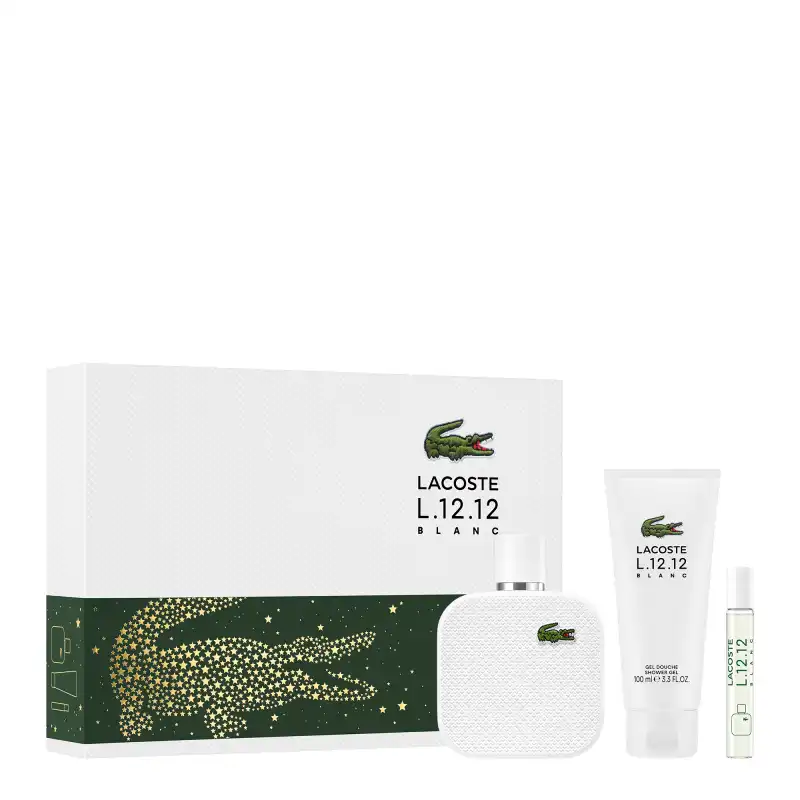 Set L1212 Blanc Edt 100 Ml + Sg +7,5 Ml - Lacoste - Comparador de precios