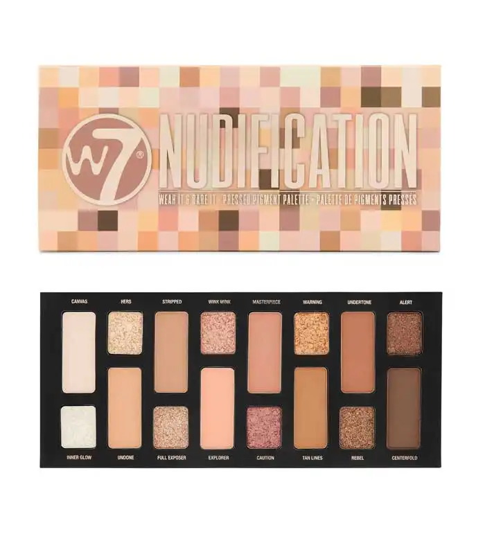 W7 - Paleta de pigmentos prensados Nudification - W7 - Comparador de precios