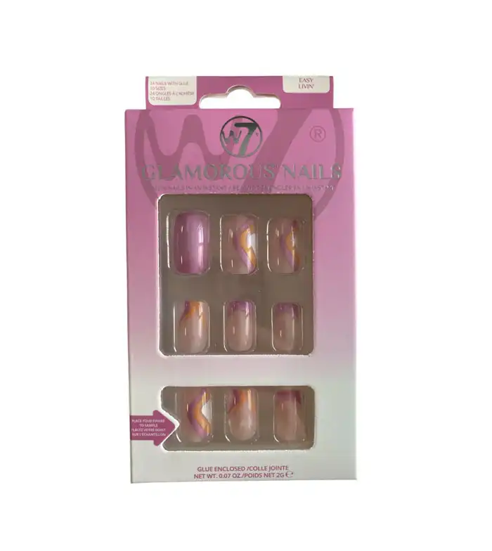 W7 - Uñas postizas Glamorous Nails - Easy Livin' - W7 - Comparador de precios