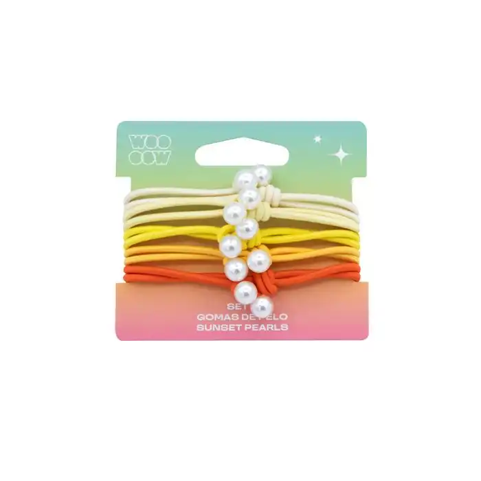 Set 5 Gomas de Pelo Pearls - Woo oow - Comparador de precios