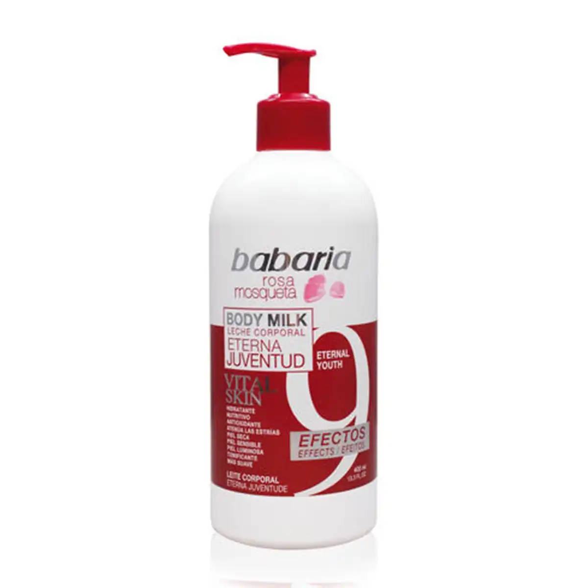 Babaria Body Milk Rosa Mosqueta 9 Efectos 400 ml - Babaria - Comparador de precios