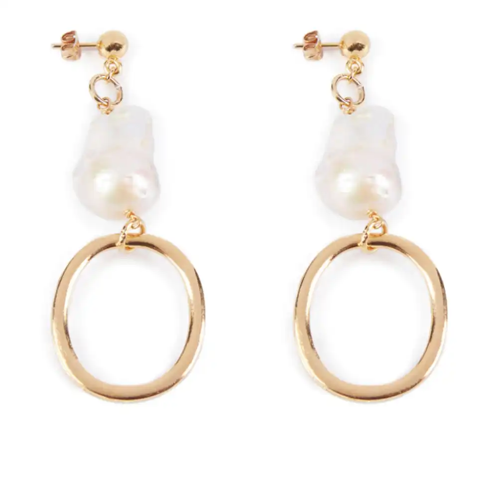 Balboa Largo pendientes #oro brillo 1 u - Shabama - Comparador de precios