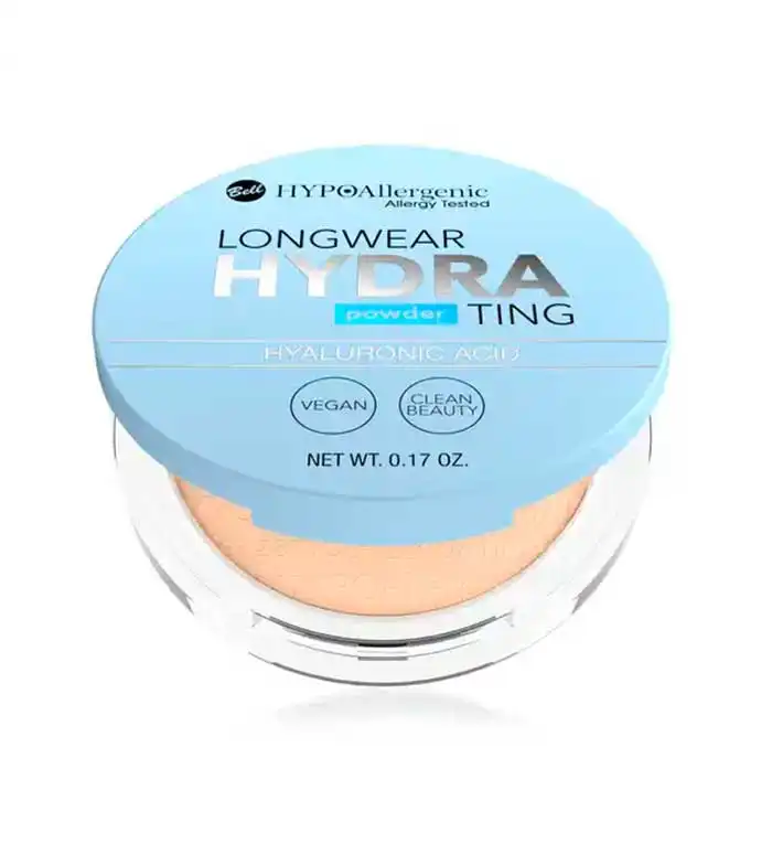 Bell - Polvos compactos con ácido hialurónico Longwear Hydrating - 02: Light Beige - Bell - Comparador de precios