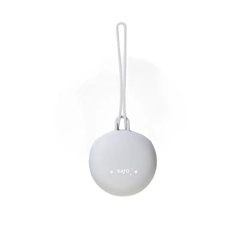 Cajita Porta Chupete De Silicona Gris - SARO - Comparador de precios