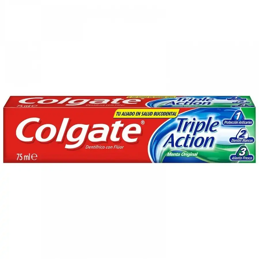 Colgate Pasta Dental Triple Acción 75 ML 75.0 ml - Colgate - Comparador de precios