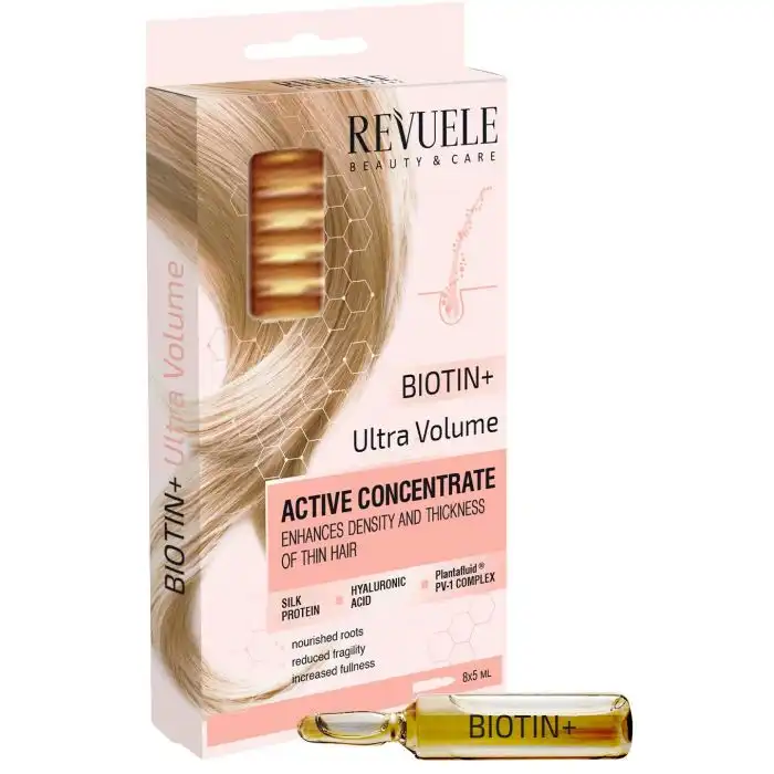 Concentrado Activo para Cabello Biotin+ Ampollas 5 ml - Revuele - Comparador de precios